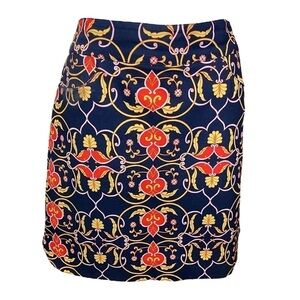 EP Pro Skort - Red/Gold Golf Size 6